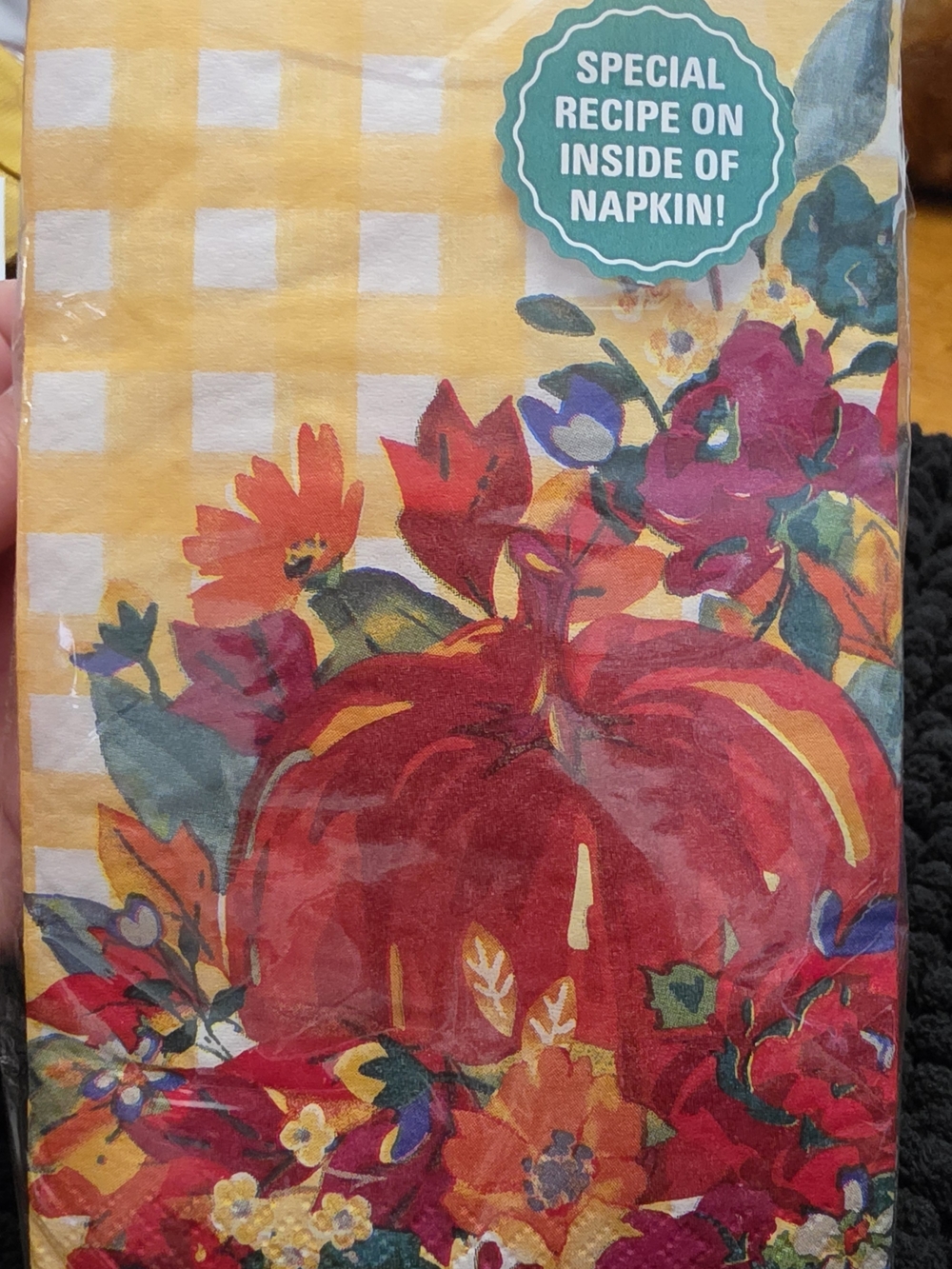 The Pioneer Woman Pumpkin Dot Fall Guest Napkins 24 ct #84422